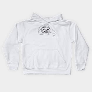 Lazy Slothurday Kids Hoodie